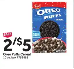 Stop&Shop Oreo Puffs Cereal offer
