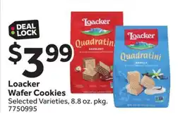 Stop&Shop Loacker Wafer Cookies offer