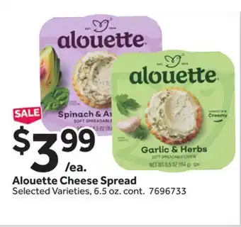 Stop&Shop Alouette Cheese Spread offer