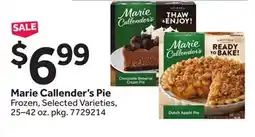 Stop&Shop Marie Callender's Pie offer