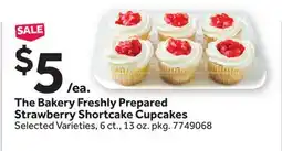 Stop&Shop The Bakery Freshly Prepared Strawberry Shortcake Cupcakes offer