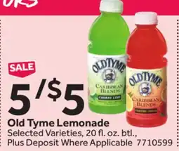 Stop&Shop Old Tyme Lemonade offer