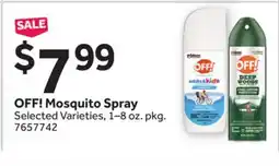 Stop&Shop OFF! Mosquito Spray offer