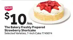 Stop&Shop The Bakery Freshly Prepared Strawberry Shortcake offer