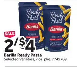 Stop&Shop Barilla Ready Pasta offer
