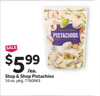Stop&Shop Stop & Shop Pistachios offer