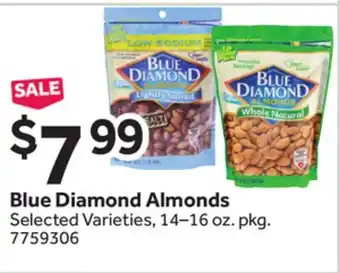Stop&Shop Blue Diamond Almonds offer