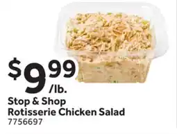 Stop&Shop Stop & Shop Rotisserie Chicken Salad offer