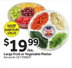 Stop&Shop Large Fruit or Vegetable Platter offer