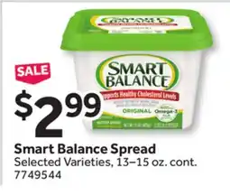 Stop&Shop Smart Balance Spread offer