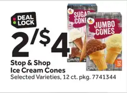 Stop&Shop Stop & Shop Ice Cream Cones offer