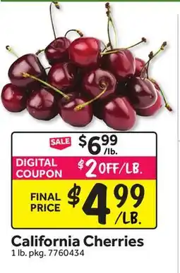 Stop&Shop California Cherries offer