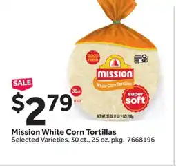 Stop&Shop Mission White Corn Tortillas offer