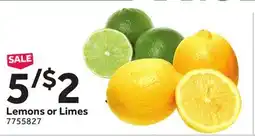 Stop&Shop Lemons or Limes offer