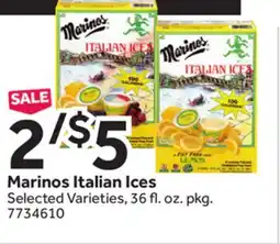 Stop&Shop Marinos Italian Ices offer