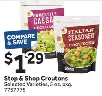 Stop&Shop Stop & Shop Croutons offer