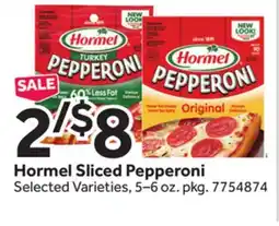 Stop&Shop Hormel Sliced Pepperoni offer