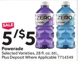 Stop&Shop Powerade offer