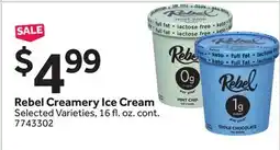 Stop&Shop Rebel Creamery Ice Cream offer