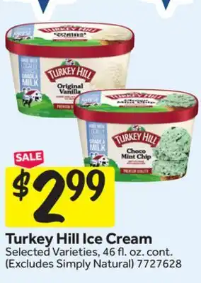 Stop&Shop Turkey Hill Ice Cream offer