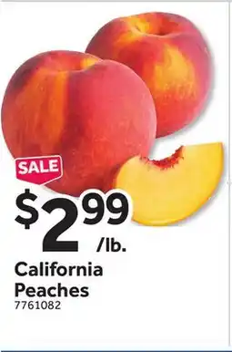 Stop&Shop California Peaches offer