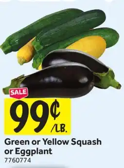 Stop&Shop Green or Yellow Squash or Eggplant offer