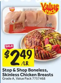 Stop&Shop Stop & Shop Boneless, Skinless Chicken Breasts offer