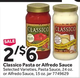 Stop&Shop Classico Pasta or Alfredo Sauce offer