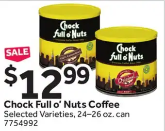 Stop&Shop Chock Full o' Nuts Coffee offer
