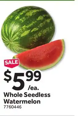 Stop&Shop Whole Seedless Watermelon offer