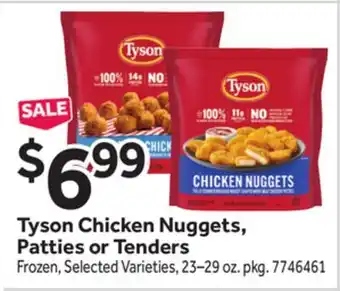 Stop&Shop Tyson Chicken Nuggets, Patties or Tenders offer