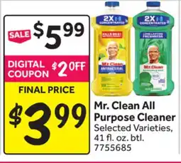Stop&Shop Mr. Clean All Purpose Cleaner offer