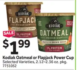 Stop&Shop Kodiak Oatmeal or Flapjack Power Cup offer