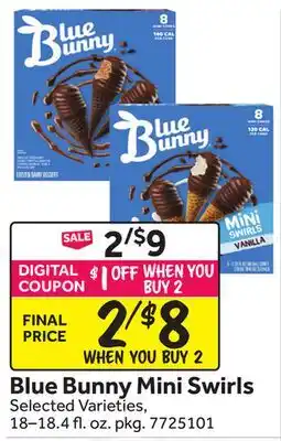 Stop&Shop Blue Bunny Mini Swirls offer