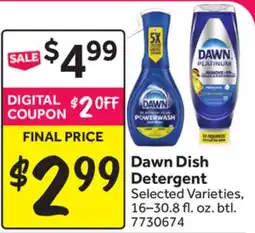Stop&Shop Dawn Dish Detergent offer