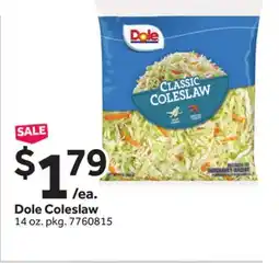Stop&Shop Dole Coleslaw offer