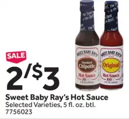 Stop&Shop Sweet Baby Ray's Hot Sauce offer