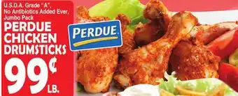 Bravo Supermarkets PERDUE CHICKEN DRUMSTICKS offer