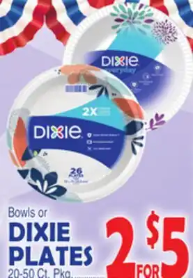 Bravo Supermarkets DIXIE PLATES offer