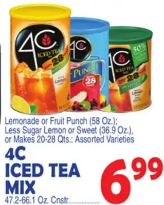 Bravo Supermarkets 4C ICED TEA MIX offer