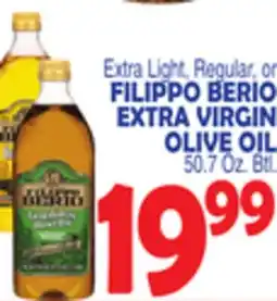 Bravo Supermarkets FILIPPO BERIO EXTRA VIRGIN OLIVE OIL offer