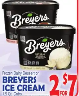 Bravo Supermarkets BREYERS ICE CREAM offer