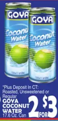 Bravo Supermarkets GOYA COCONUT WATER offer