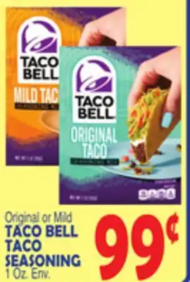 Bravo Supermarkets TACO BELL TACO SEASONING offer