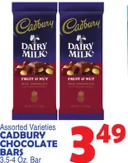 Bravo Supermarkets CADBURY CHOCOLATE BARS offer