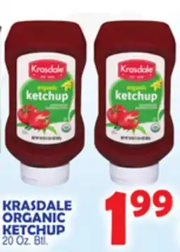 Bravo Supermarkets KRASDALE ORGANIC KETCHUP offer