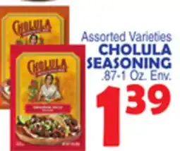 Bravo Supermarkets CHOLULA SEASONING offer