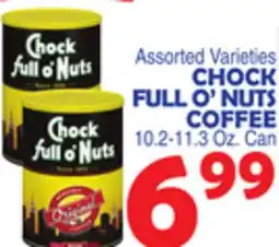 Bravo Supermarkets CHOCK FULL O' NUTS COFFEE offer