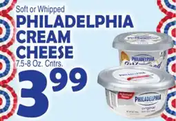 Bravo Supermarkets PHILADELPHIA CREAM CHEESE offer