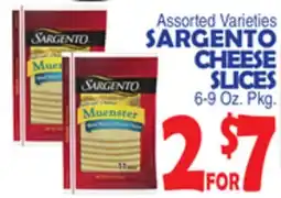 Bravo Supermarkets SARGENTO CHEESE SLICES offer